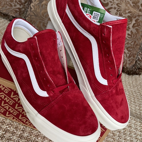 Vans Old Skool Pig Suede Chl Ppr/True White Men’s - Picture 9 of 16